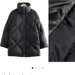 & Other Stories Oversized Quilted Puffer Jacket